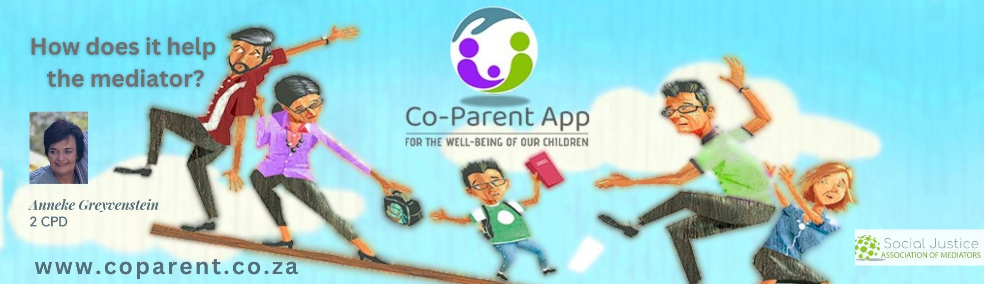 Coparent App for parents and mediator